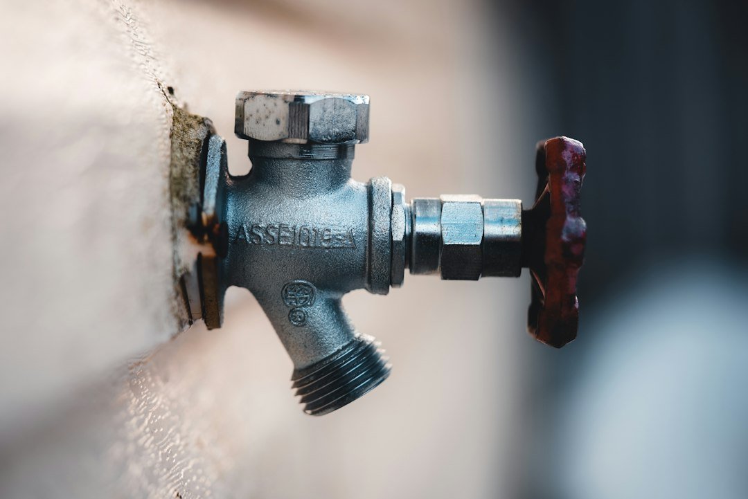 Plumbing fixture and water supply connection illustrating burst and frozen pipe water damage