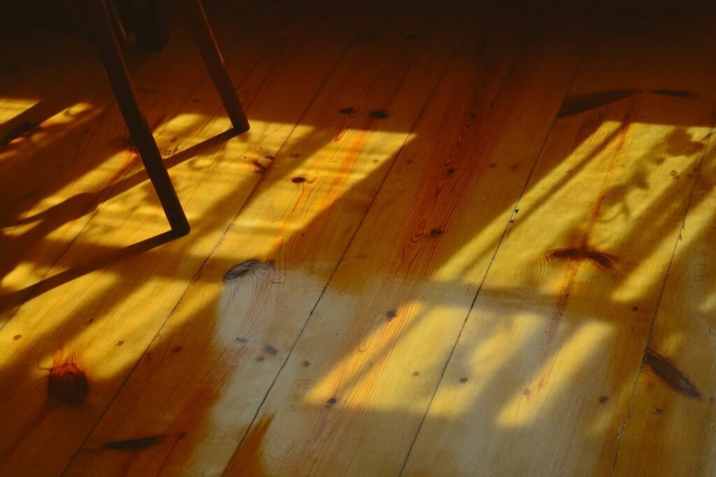 Wood flooring in a home illustrating flooring and subfloor moisture concerns