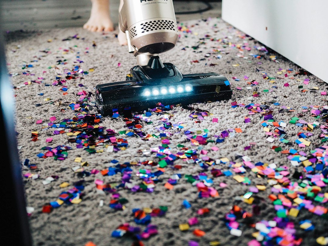 Professional carpet extraction equipment being used on an indoor floor